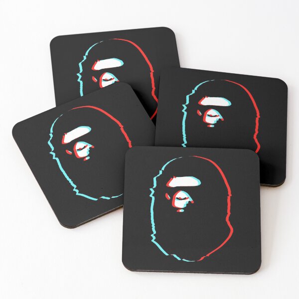 trippy bape Coasters (Set of 4)