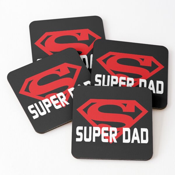 Item preview, Super Dad Hero Tee T-Shirt Red Black  designed and sold by ArtikIceTees.
