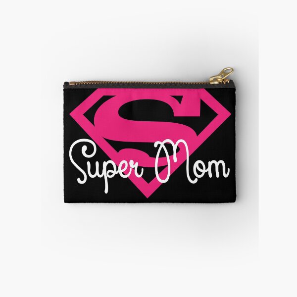 Item preview, Super Mom Hero Tee T-Shirt Pink Black  designed and sold by ArtikIceTees.