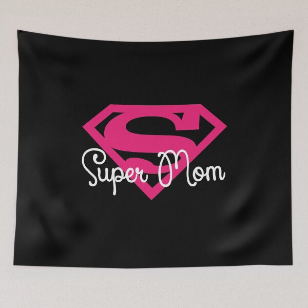 Item preview, Super Mom Hero Tee T-Shirt Pink Black  designed and sold by ArtikIceTees.