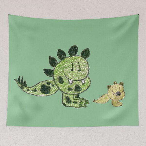 Item preview, Dino and Baby Dino - Bachewy Dream Adventures designed and sold by StampCity.