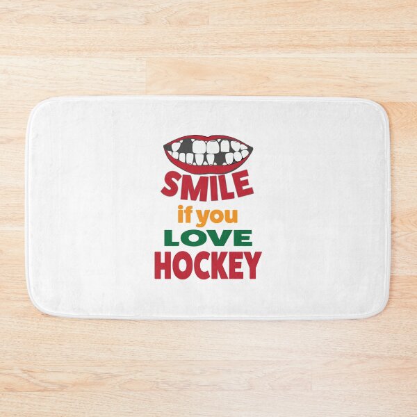 Item preview, SMILE IF YOU LOVE HOCKEY designed and sold by styleagenda.
