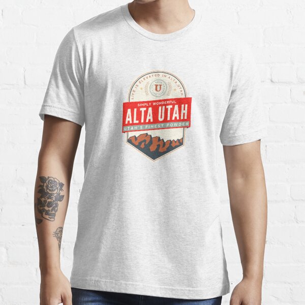 ALTA UTAH Skiing Ski Patrol MyHandmadeSigns for T-Shirt Mountain Sale by Redbubble Essential | Art