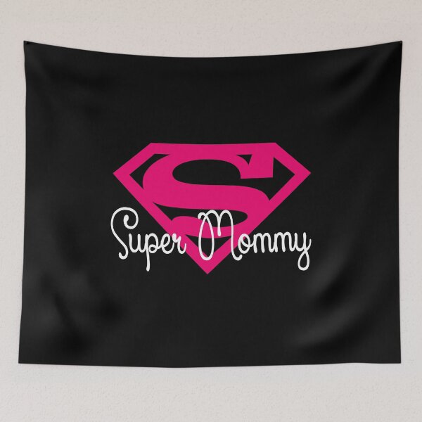 Item preview, Super Mommy Hero Tee T-Shirt Pink Black  designed and sold by ArtikIceTees.
