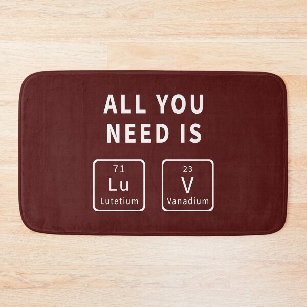 Item preview, All You Need Is Luv Periodic Elements Chemistry Valentine designed and sold by samer11.