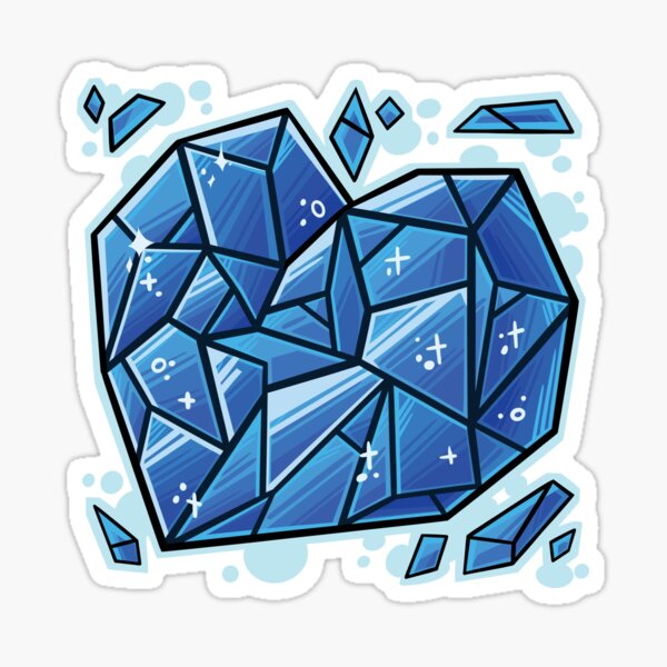 Full Sharp Heart Sticker