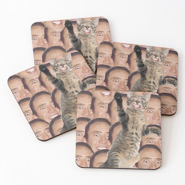 Item preview, Nicholas cage cat designed and sold by Canyounotqueenb.
