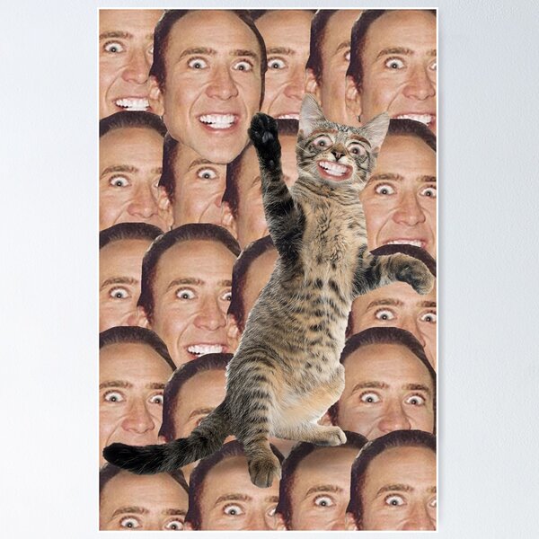 Item preview, Nicholas cage cat designed and sold by Canyounotqueenb.