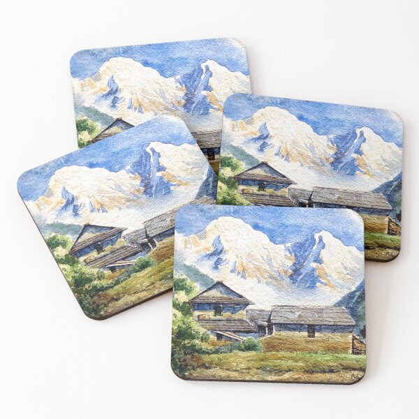 Item preview, Old House By The Mountain designed and sold by Whimsy Art.