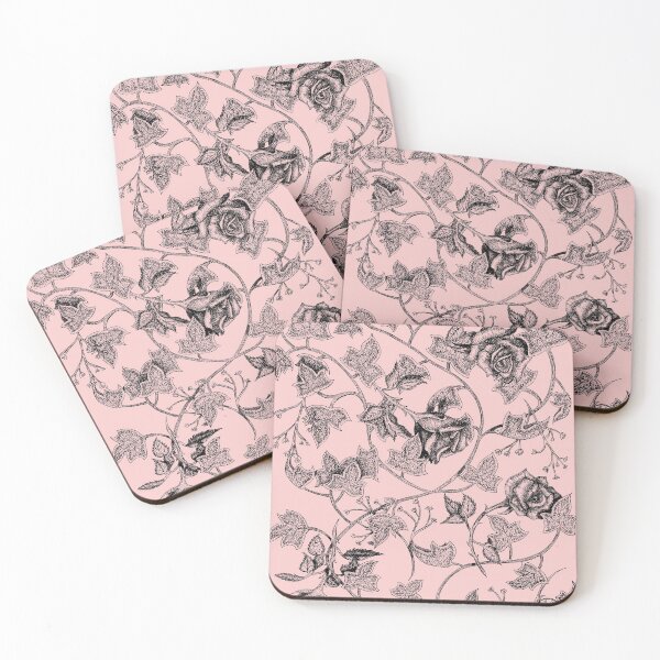 Item preview, Flourish in Blush Pink designed and sold by Haus of Macabre.