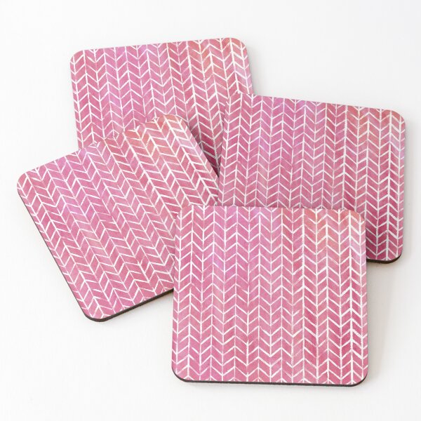 Item preview, Watercolor textures herringbone - Pink designed and sold by cassandrafallon.