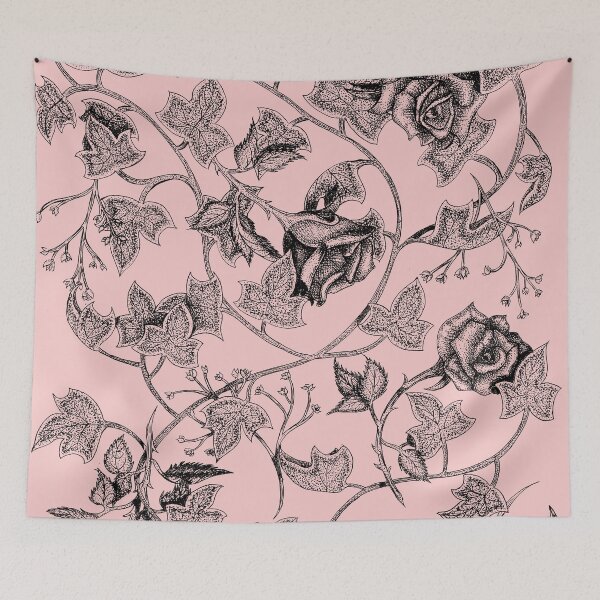 Item preview, Flourish in Blush Pink designed and sold by Haus of Macabre.