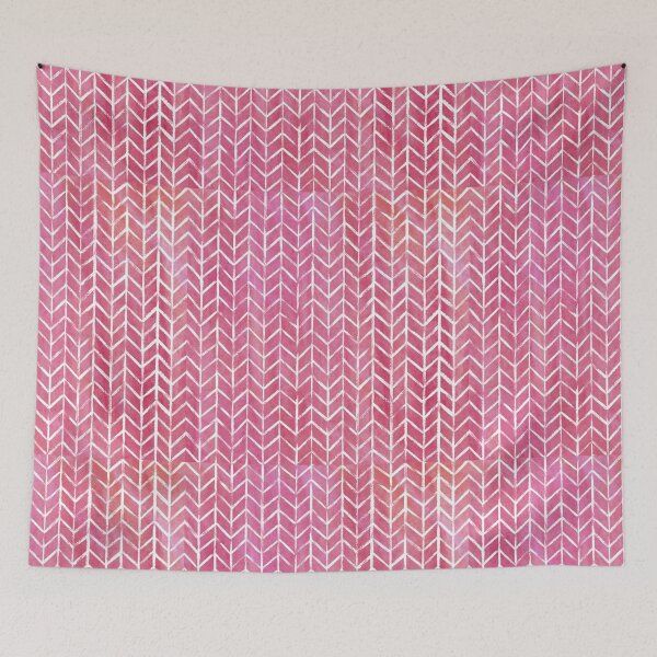 Item preview, Watercolor textures herringbone - Pink designed and sold by cassandrafallon.