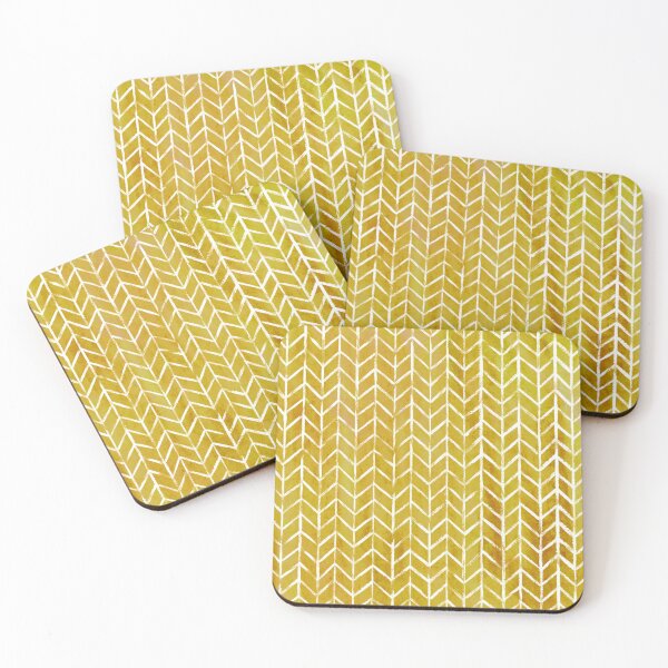 Item preview, Watercolor textures herringbone - Yellow designed and sold by cassandrafallon.