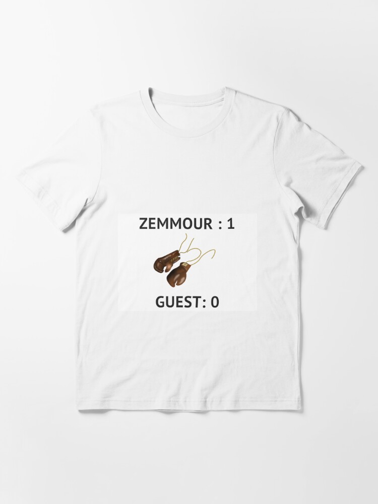 Zemmour In Debate Wins By Knockout T Shirt By Rockrobot Redbubble