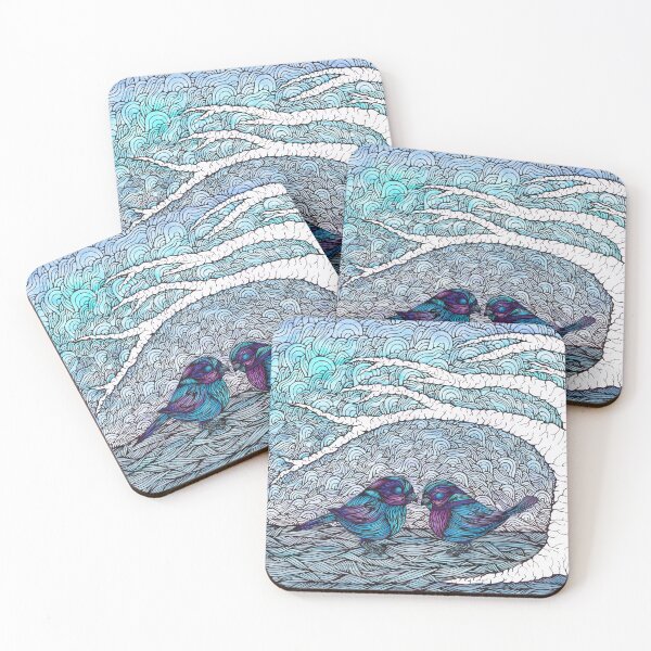 Item preview, Lovebirds designed and sold by Jessicaellisart.