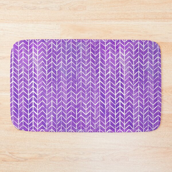 Item preview, Watercolor textures herringbone - purple  designed and sold by cassandrafallon.