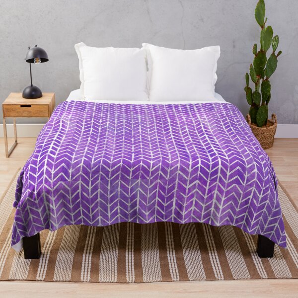 Item preview, Watercolor textures herringbone - purple designed and sold by cassandrafallon.