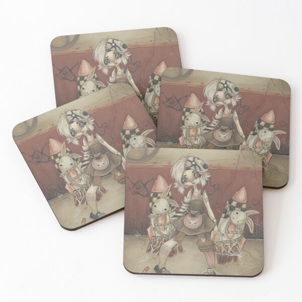 Tina and the Damsels Coasters (Set of 4)