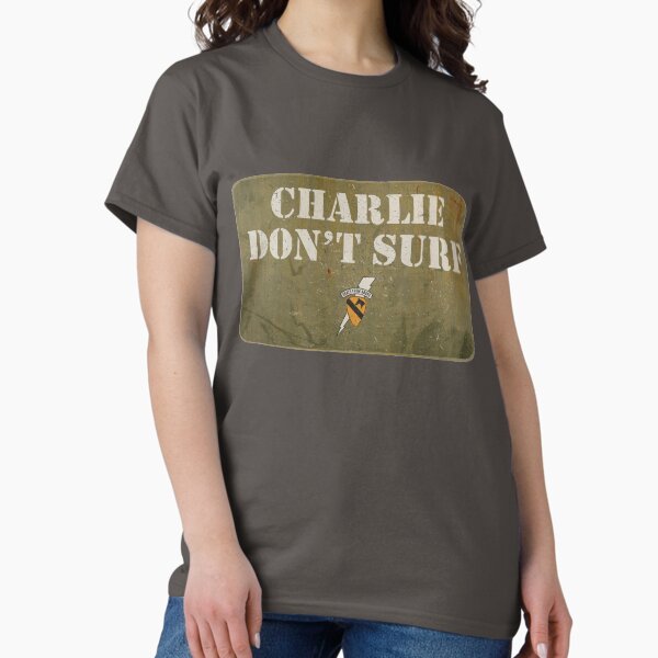 Item preview, Charlie Don't Surf designed and sold by KTmS.