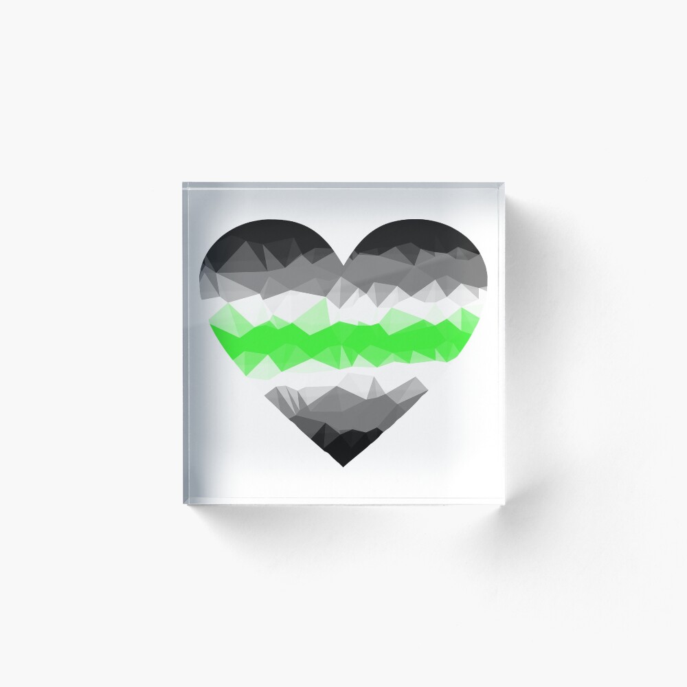 Agender Pride Flag Heart Art Board Print By Moonchildlove Redbubble