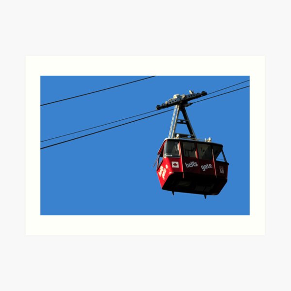 Airtram at Hell's Gate Fraser Valley Art Print