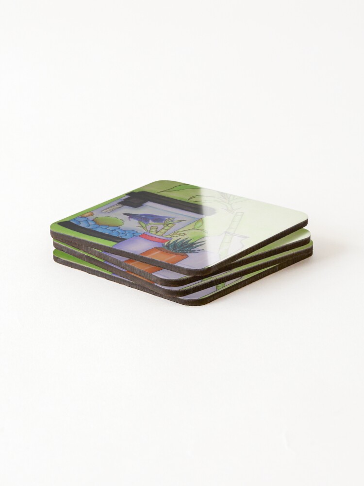 Thumbnail 4 of 5, Coasters (Set of 4), Desktop Objects designed and sold by sofialopes.