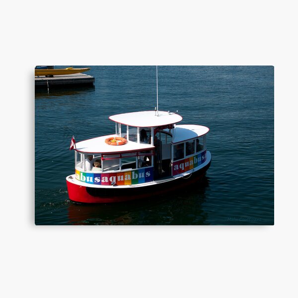 Aquabus to Granville Island Canvas Print