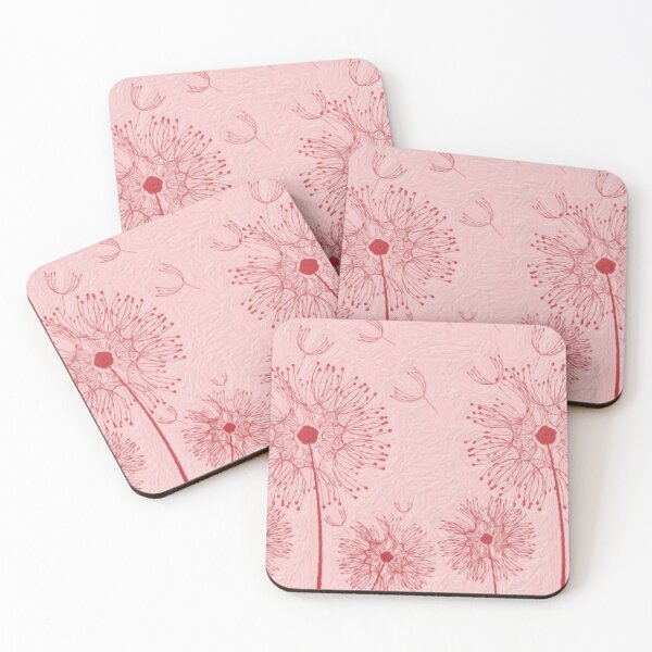 Item preview, Pink Dandelion Pattern designed and sold by Poetic Patterns Studio.