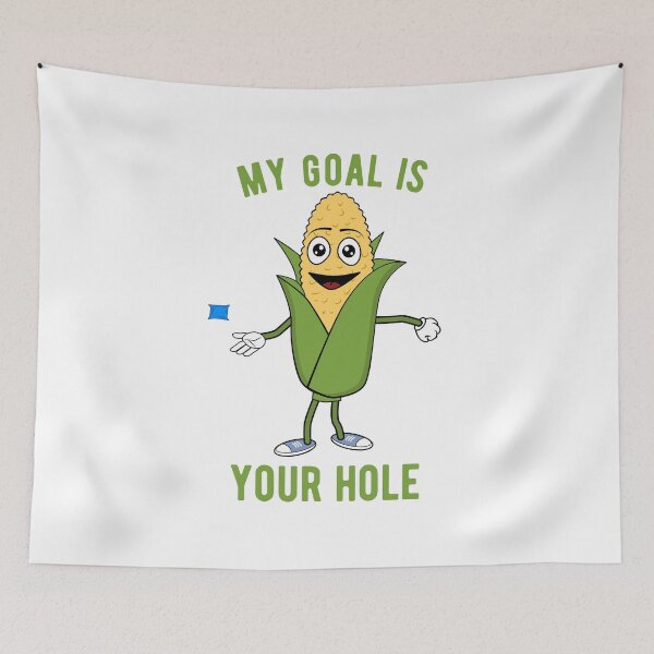 Item preview, My Goal Is Your Hole Funny Cornhole Graphic designed and sold by Dan66.