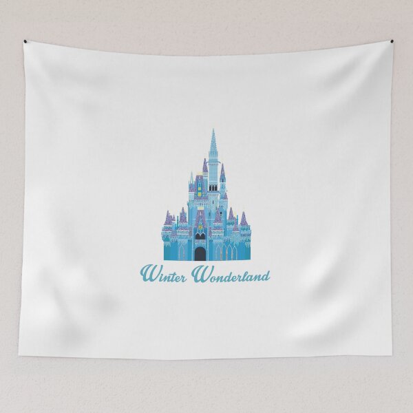 Item preview, Cinderella's Castle Christmas Winter Wonderland designed and sold by joyfullytv.