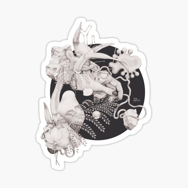 The lost hand Sticker