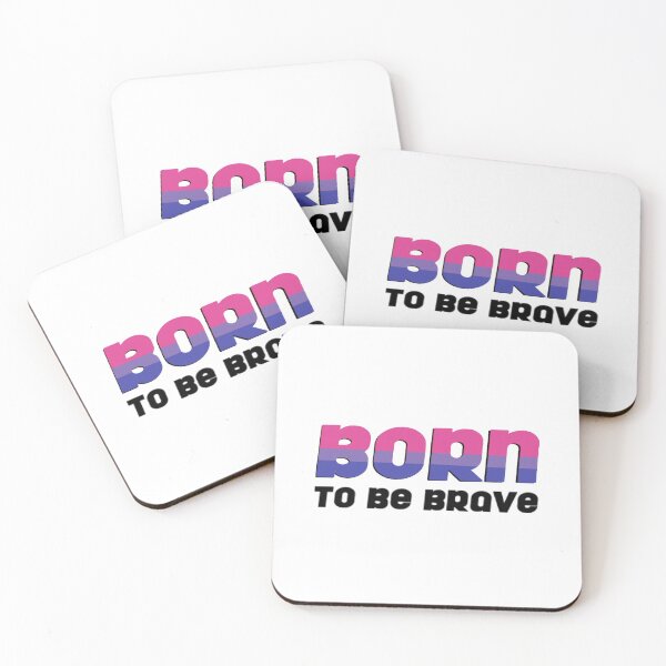 Item preview, bi born to be brave - hsmtmts designed and sold by Samantha Flores.