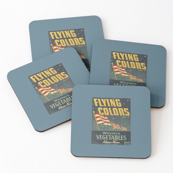 Item preview, Vintage Flying Colors Produce Crate Label designed and sold by FuzzyHoney.
