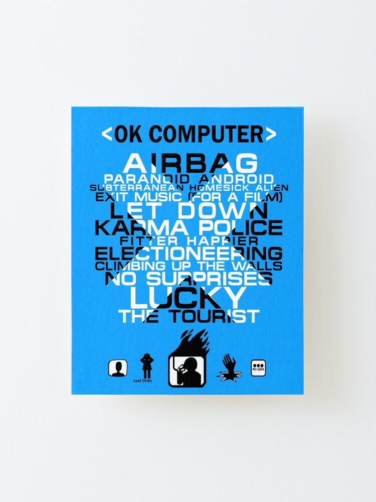 Alternate view of Radiohead - OK Computer Mounted Print