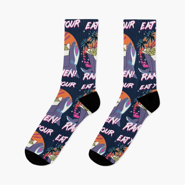 Item preview, Eat Your Ramen Humor With Shark designed and sold by NeonSpaceJunk.