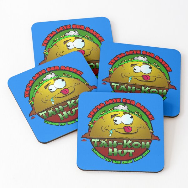 Item preview, Tah-Koh Hut (Parody Fast Food Logo) designed and sold by BAD-DiCE.
