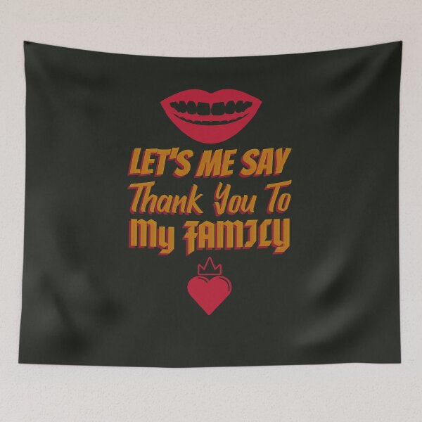 Item preview, Let's me say thank you to my family designed and sold by family1ststore.