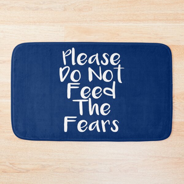 Item preview, Please do not feed the fears - Blue/navy designed and sold by Skippingbird.