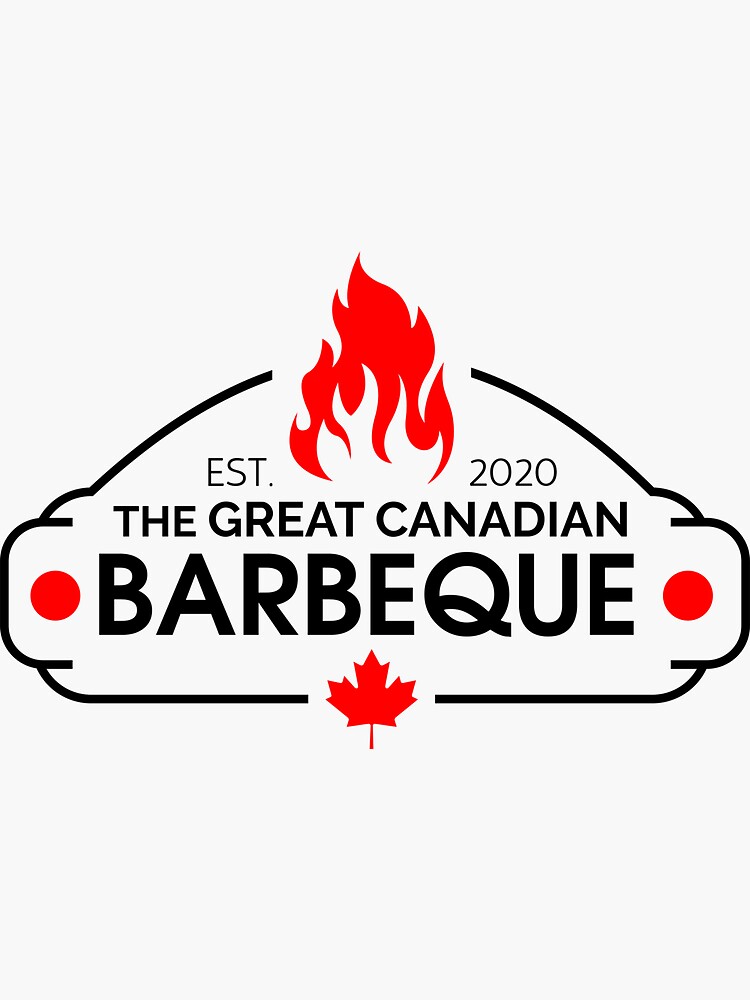 "Great Canadian Barbeque logo" Sticker by agoramedia Redbubble