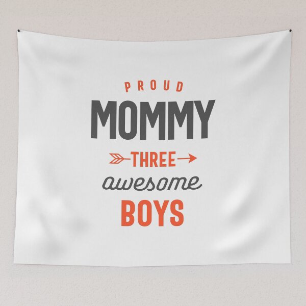 Item preview, Proud Mommy three awesome boys Mothers Day Gift designed and sold by cidolopez.