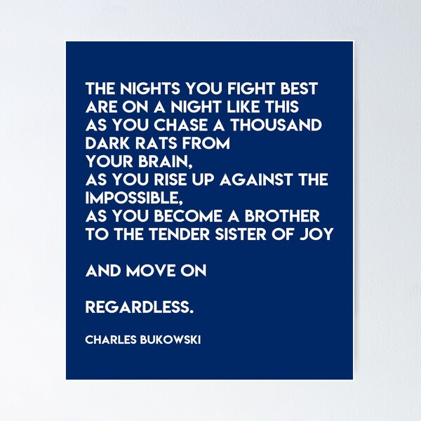 Item preview, The nights you fight best designed and sold by Skippingbird.