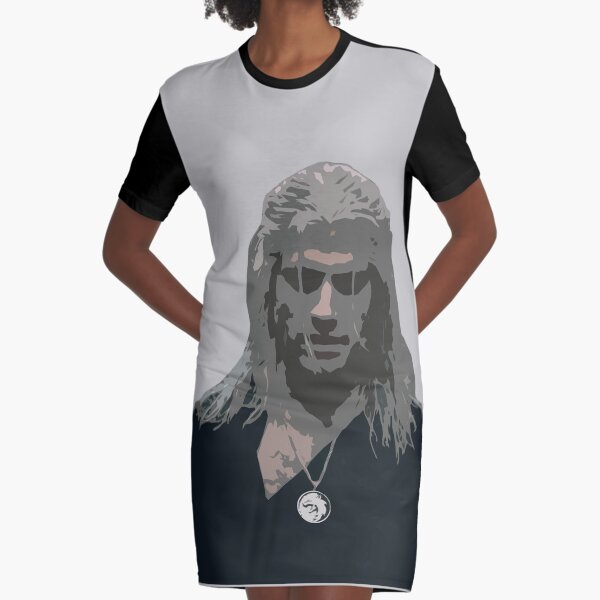 Witcher Emblem Graphic T-Shirt Dress