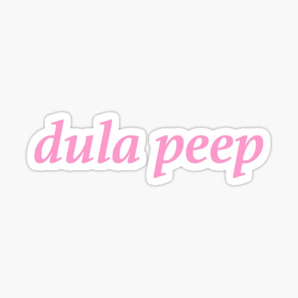 Dula Peep Sticker