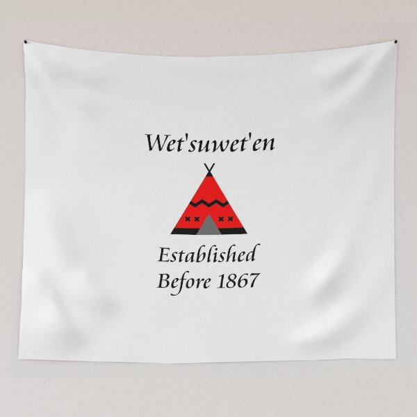 Item preview, Wet'suwet'en Canada Established Before 1867 Teepee Color designed and sold by TinyStarCanada.