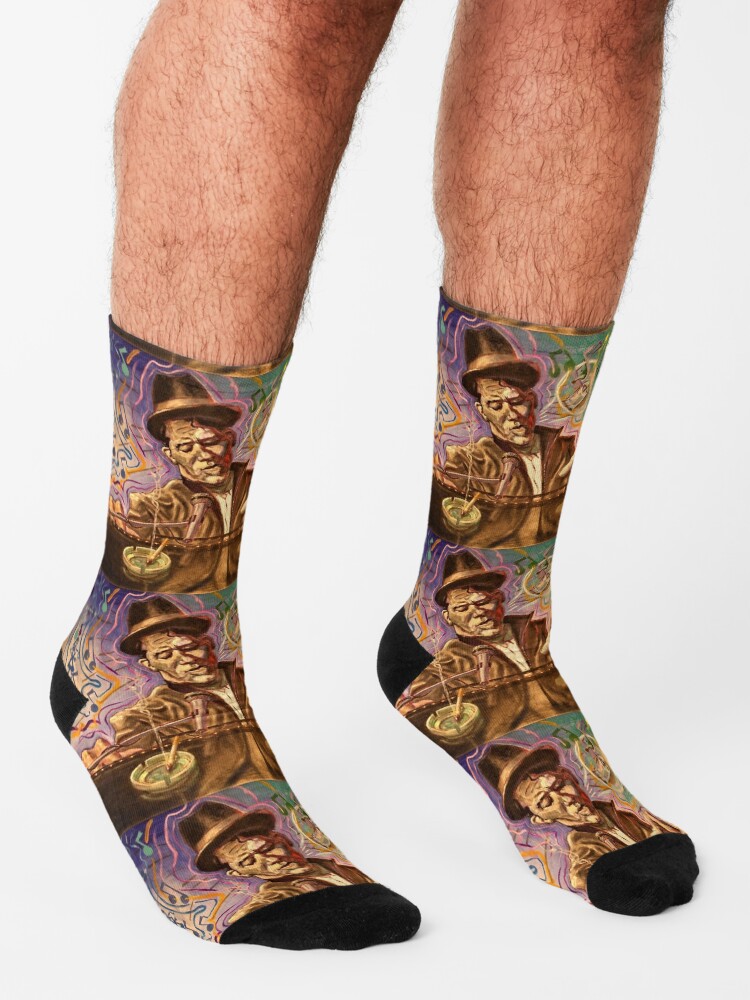 Thumbnail 3 of 5, Socks, Waltzing Waits aka Tom Waits designed and sold by RetinalKandy.