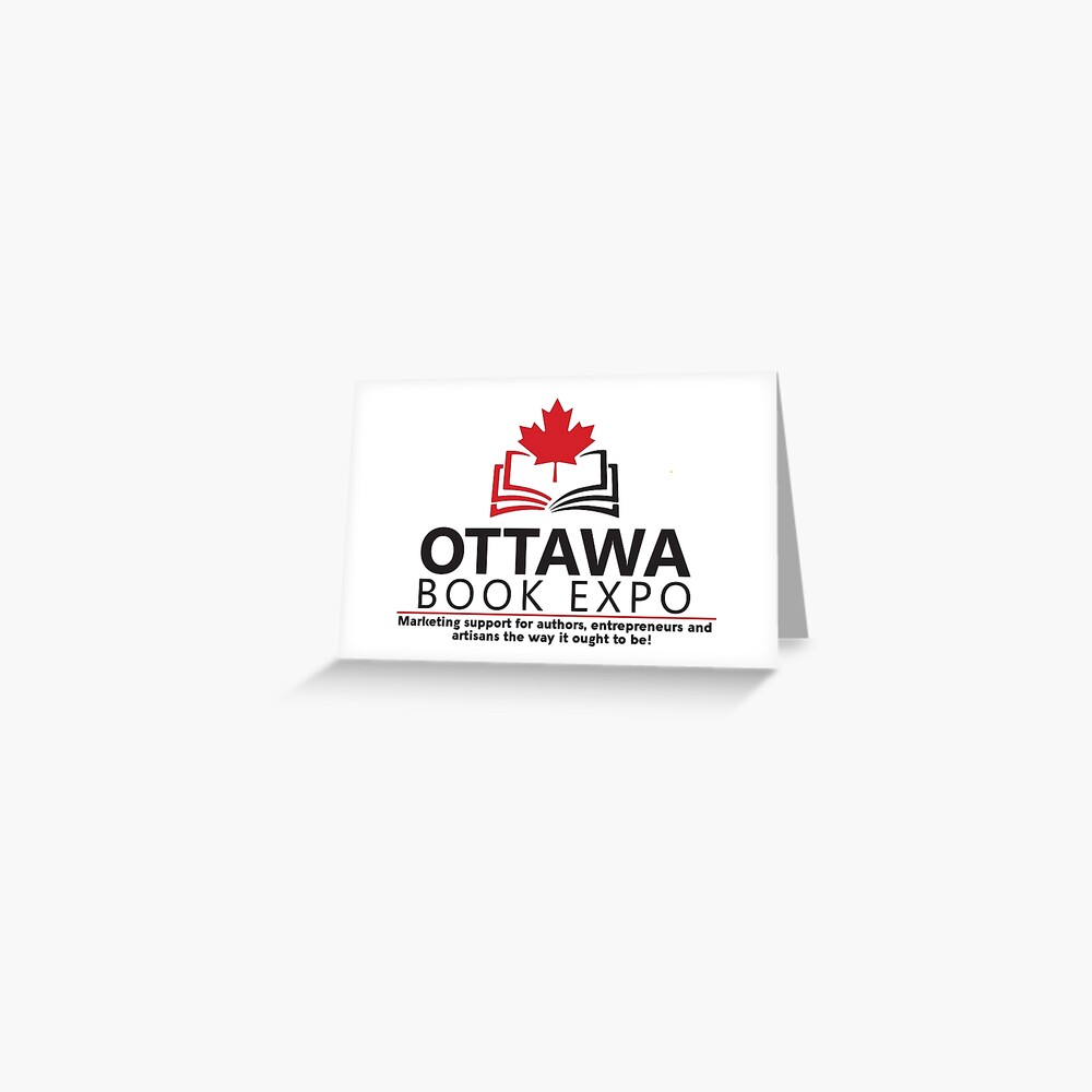 Ottawa Book Expo 2020 logo Greeting Card