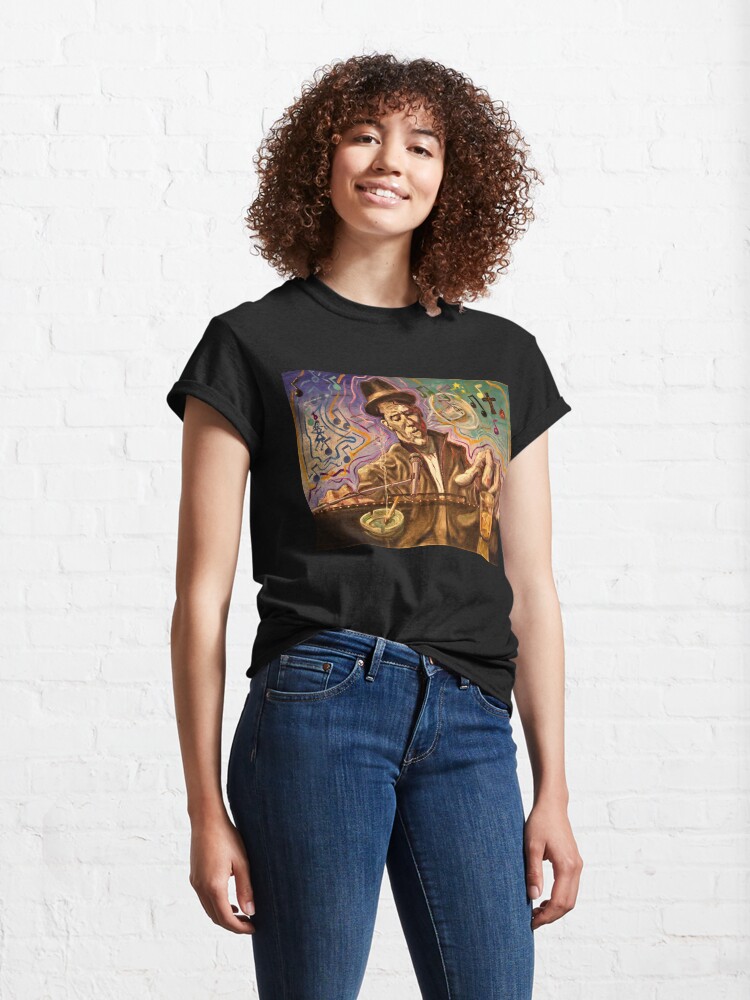 Alternate view of Waltzing Waits aka Tom Waits Classic T-Shirt