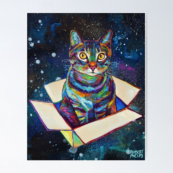 Item preview, Galactic Cat In Space designed and sold by RobertPhelpsArt.