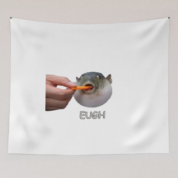 Item preview, Augh, eugh (Puffer Fish Eating Carrot) designed and sold by Jobel.